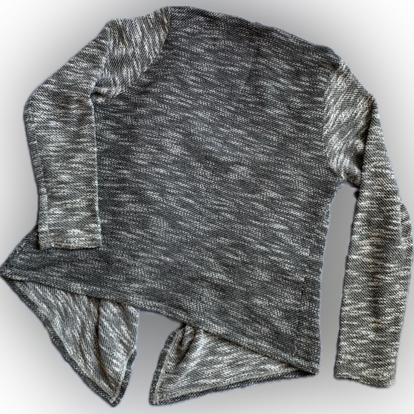 Kim & Cami open Fly Away Front Gray & Black or beige Cardigan, Size XL - Picture 7 of 11